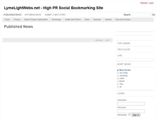 Tablet Screenshot of lymelightwebs.net
